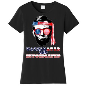 Abe Lincoln Vaccinated & Intoxicated Women's T-Shirt