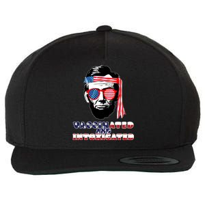 Abe Lincoln Vaccinated & Intoxicated Wool Snapback Cap