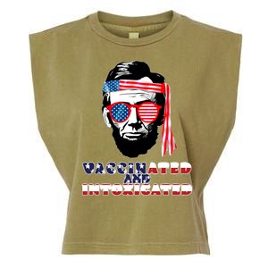 Abe Lincoln Vaccinated & Intoxicated Garment-Dyed Women's Muscle Tee