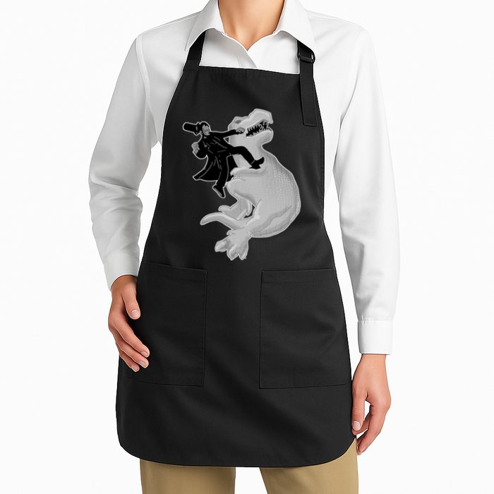 Abe Vs T-Rex Apron