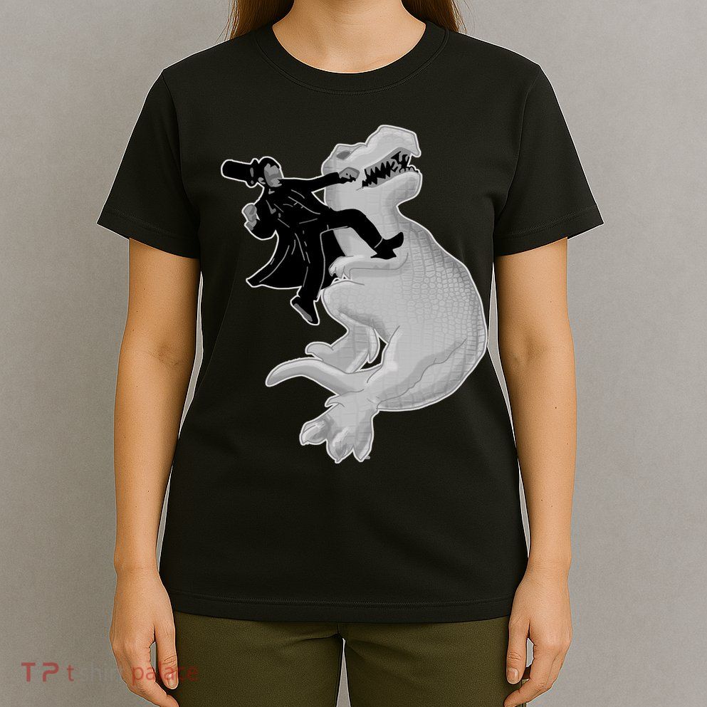 Abe Vs T-Rex T-Shirt