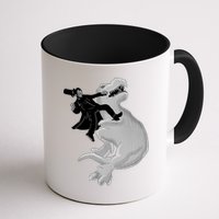 Abe Vs T-Rex Mug