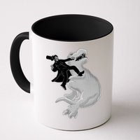 Abe Vs T-Rex Mug