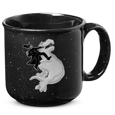 Abe Vs T-Rex 15oz Campfire Ceramic Mug