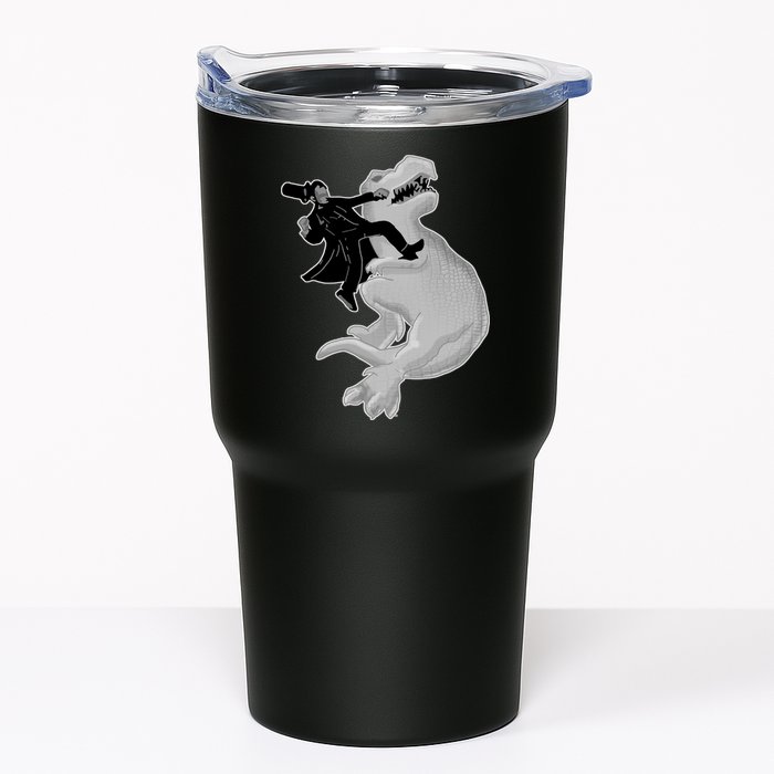 Abe Vs T-Rex Tumbler