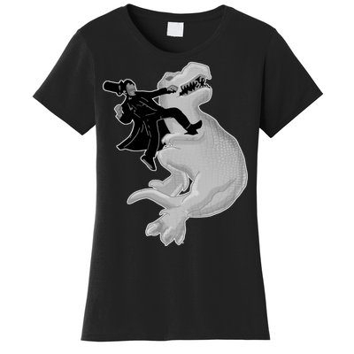 Abe Vs T-Rex Women's T-Shirt