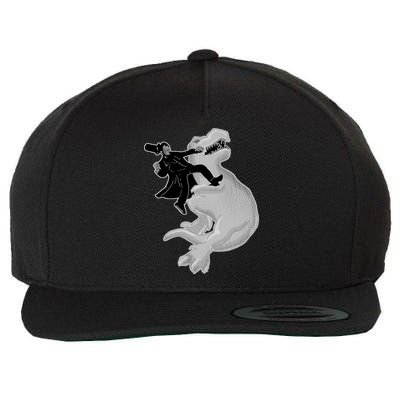 Abe Vs T-Rex Wool Snapback Cap