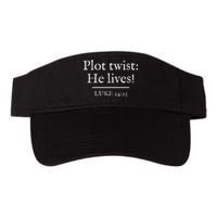 Awesome Black Easter Plot Twist He Lives Valucap Bio-Washed Visor