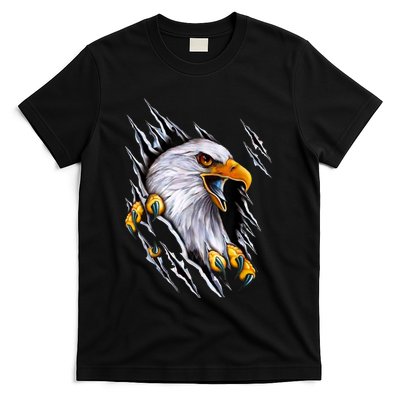 American Bald Eagle With Claws T-Shirt