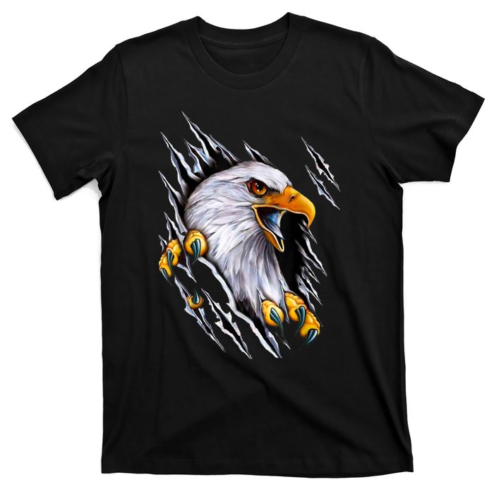 American Bald Eagle With Claws T-Shirt