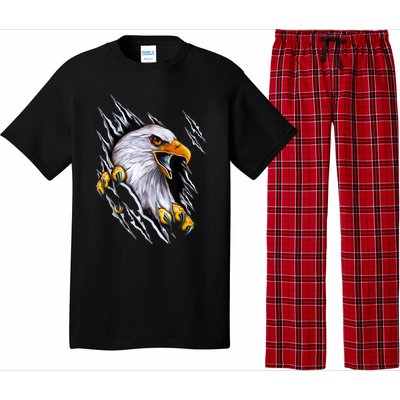 American Bald Eagle With Claws Pajama Set