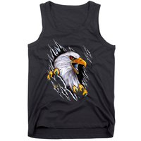 American Bald Eagle With Claws Tank Top