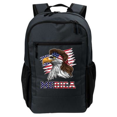 American Bald Eagle Mullet Merica Bird Of Prey Gift Daily Commute Backpack