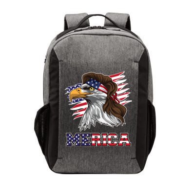 American Bald Eagle Mullet Merica Bird Of Prey Gift Vector Backpack