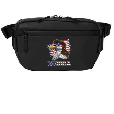 American Bald Eagle Mullet Merica Bird Of Prey Gift Crossbody Pack