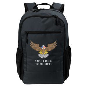 American Bald Eagle American Flag Patriotic You Free Tonight Great Gift Daily Commute Backpack