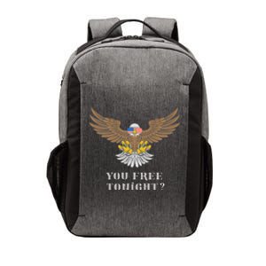 American Bald Eagle American Flag Patriotic You Free Tonight Great Gift Vector Backpack