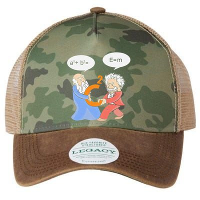 A2 B2 E Mc Funny Scientist Legacy Tie Dye Trucker Hat