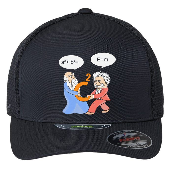 A2 B2 E Mc Funny Scientist Flexfit Unipanel Trucker Cap