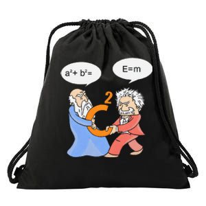 A2 B2 E Mc Funny Scientist Drawstring Bag