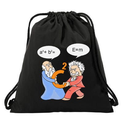 A2 B2 E Mc Funny Scientist Drawstring Bag
