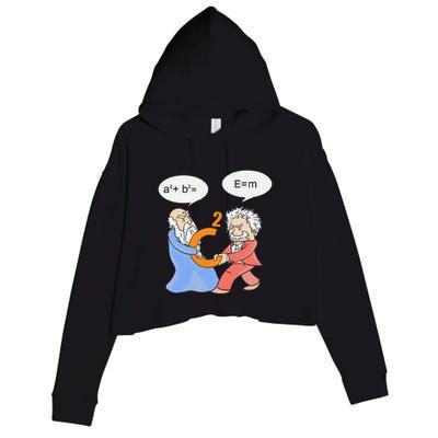A2 B2 E Mc Funny Scientist Crop Fleece Hoodie
