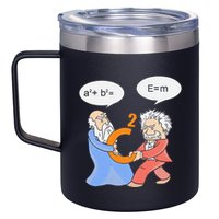 A2 B2 E Mc Funny Scientist 12oz Stainless Steel Coffee Mug