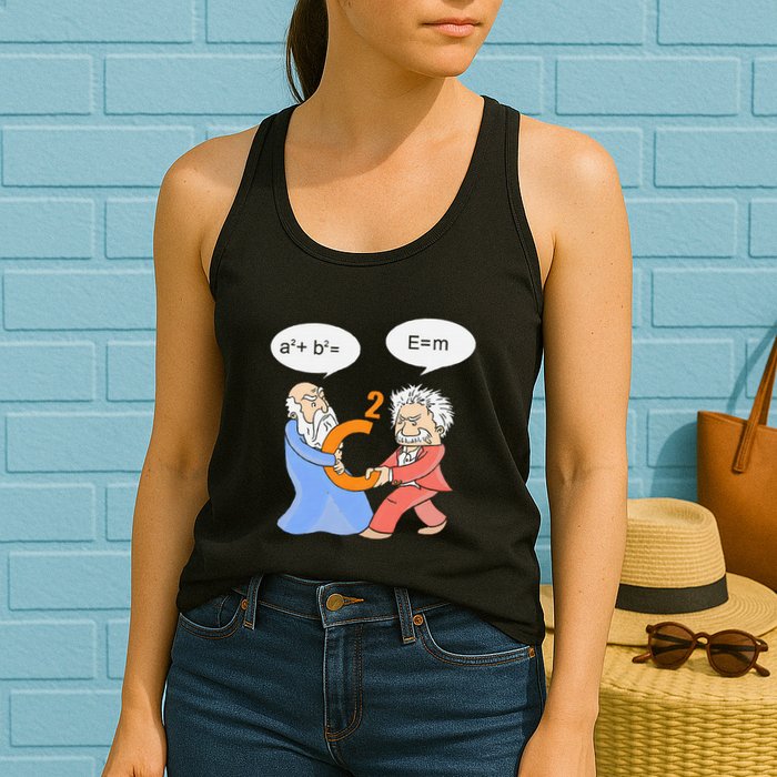 A2 B2 E Mc Funny Scientist Womens Tank Top