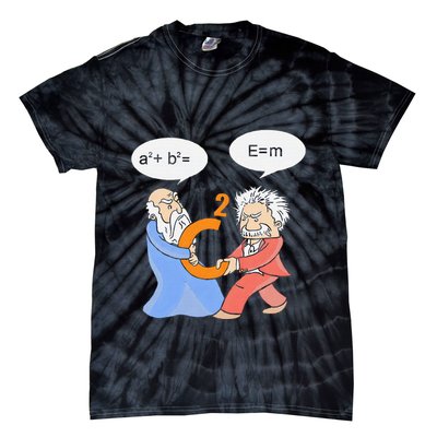 A2 B2 E Mc Funny Scientist Tie-Dye T-Shirt