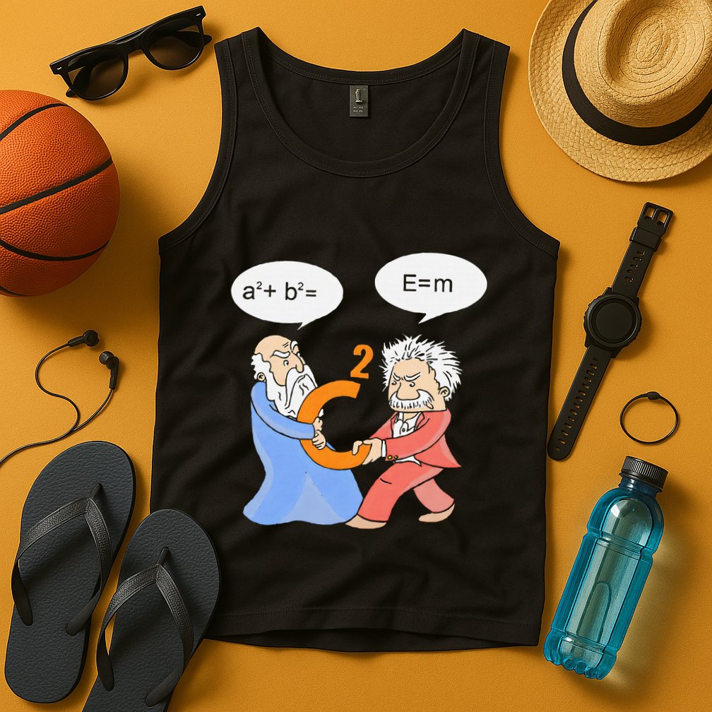 A2 B2 E Mc Funny Scientist Tank Top