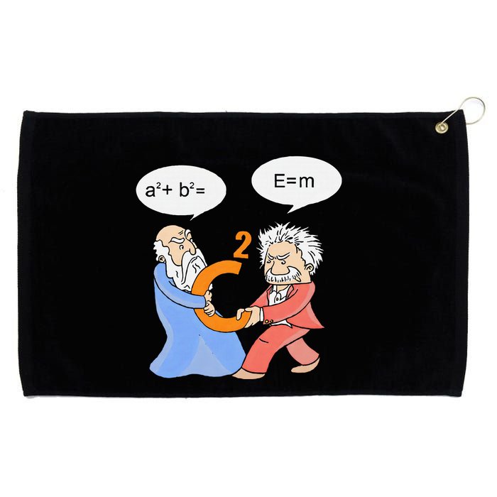 A2 B2 E Mc Funny Scientist Grommeted Golf Towel