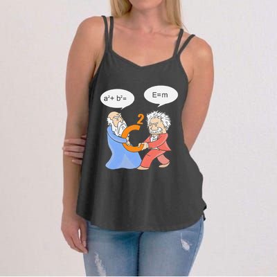 A2 B2 E Mc Funny Scientist Women's Strappy Tank