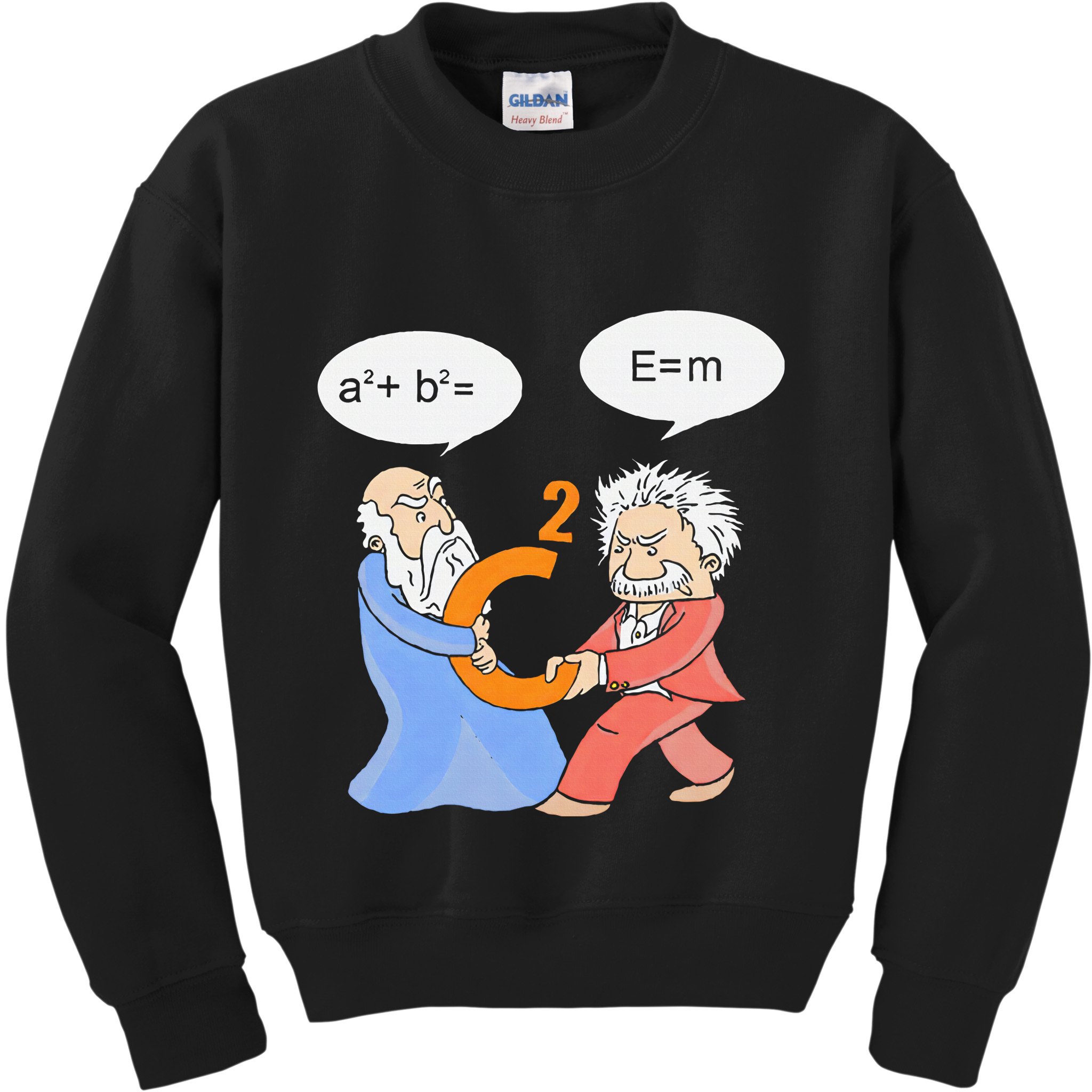A2 B2 E Mc Funny Scientist Kids Sweatshirt