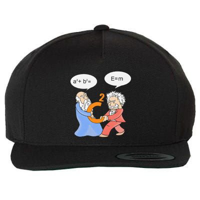 A2 B2 E Mc Funny Scientist Wool Snapback Cap