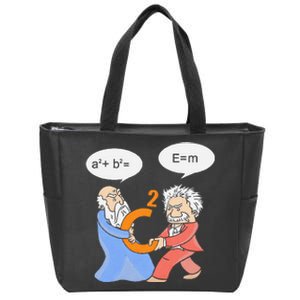 A2 B2 E Mc Funny Scientist Zip Tote Bag