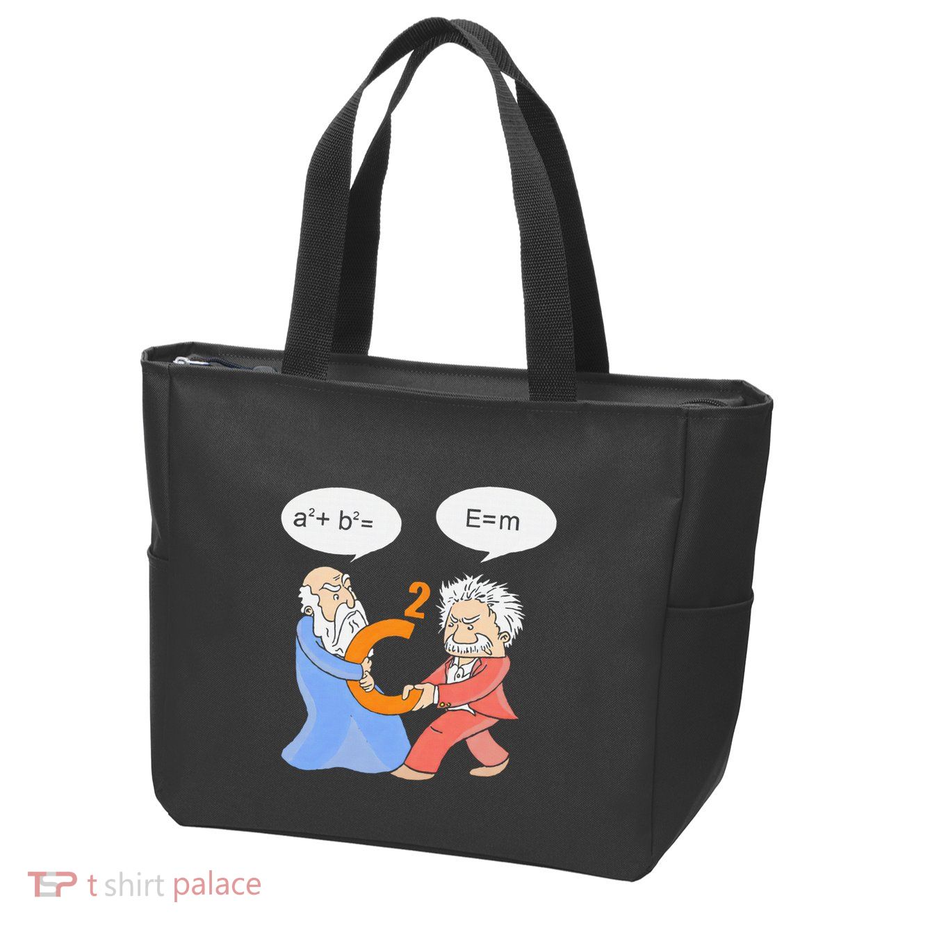 A2 B2 E Mc Funny Scientist Zip Tote Bag