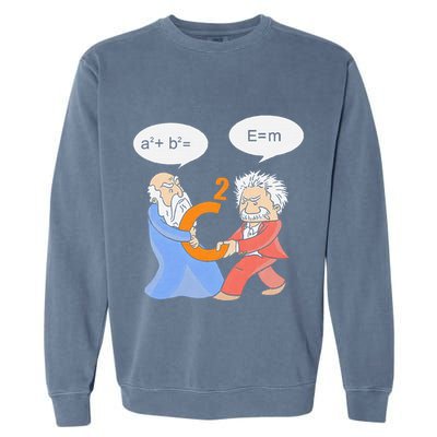 A2 B2 E Mc Funny Scientist Garment-Dyed Sweatshirt