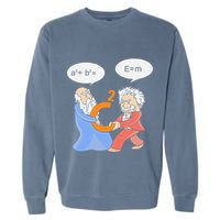 A2 B2 E Mc Funny Scientist Garment-Dyed Sweatshirt