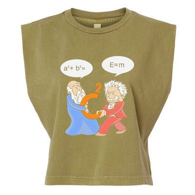 A2 B2 E Mc Funny Scientist Garment-Dyed Women's Muscle Tee