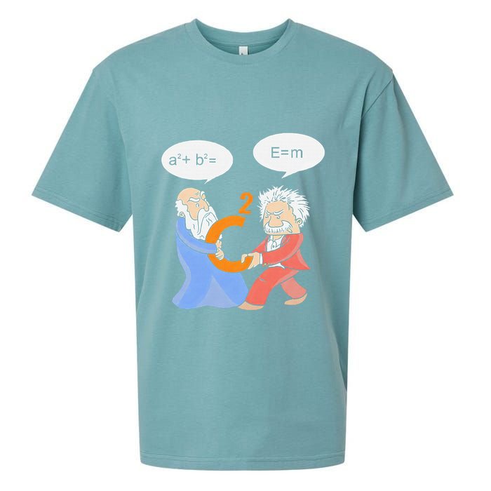 A2 B2 E Mc Funny Scientist Sueded Cloud Jersey T-Shirt