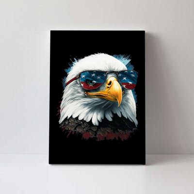 American Bald Eagle Usa Flag Eagle Usa Canvas