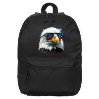 American Bald Eagle Usa Flag Eagle Usa 16 in Basic Backpack