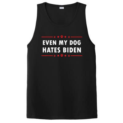 Anti Biden Even My Dog Hates Biden PosiCharge Competitor Tank