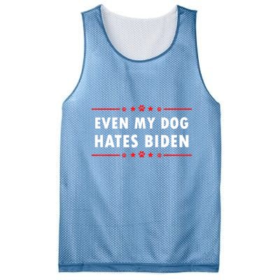 Anti Biden Even My Dog Hates Biden Mesh Reversible Basketball Jersey Tank