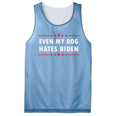 Anti Biden Even My Dog Hates Biden Mesh Reversible Basketball Jersey Tank