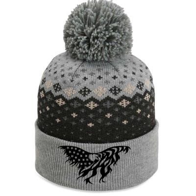 American Bald Eagle Emblem The Baniff Cuffed Pom Beanie