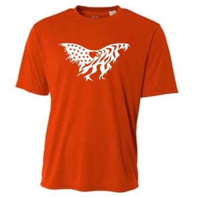 American Bald Eagle Emblem Cooling Performance Crew T-Shirt