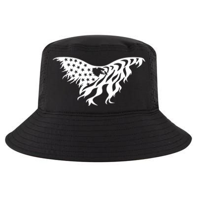 American Bald Eagle Emblem Cool Comfort Performance Bucket Hat