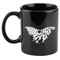 American Bald Eagle Emblem 11oz C Handle Ceramic Mug
