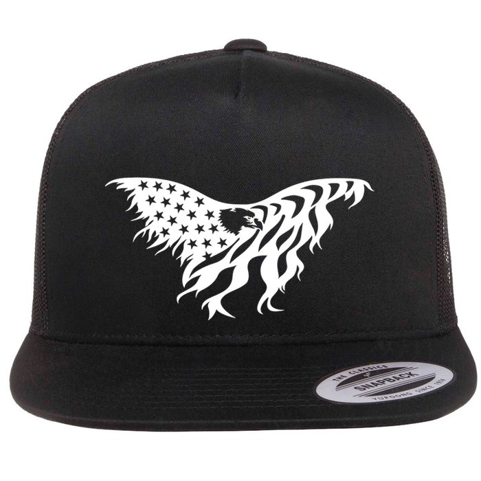 American Bald Eagle Emblem Flatbill Hat